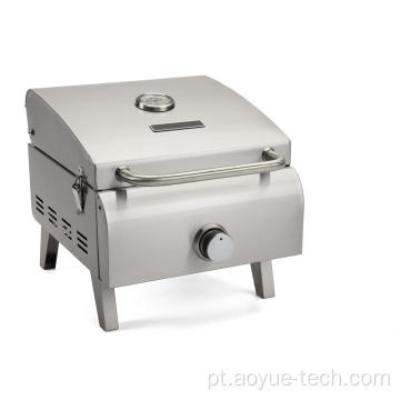 Gas BBQ Grill ao ar livre com queimador